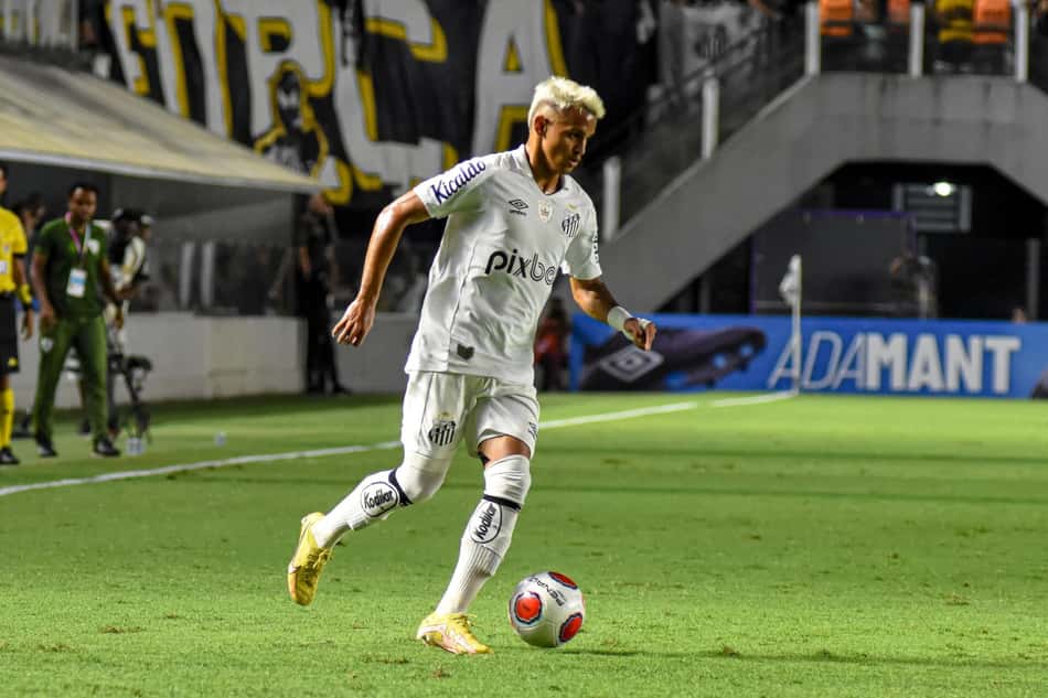 Weslley Patati disputou a Série B pelo Santos no ano passado. (Foto: JOTA ERRE/Photo Premium/Gazeta Press)