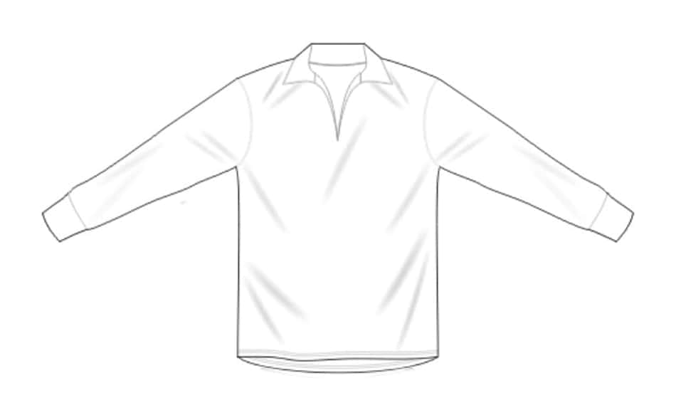 A primeira camisa do Internacional era inteiramente branca, símbolo dos primeiros passos do clube antes da adoção do vermelho como cor principal.
