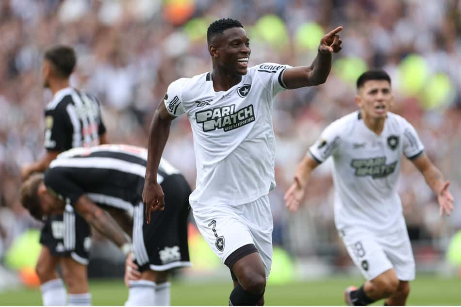 Luiz Henrique comemorando gol do Botafogo na final da Libertadores (Foto: Vítor Silva/Botafogo)