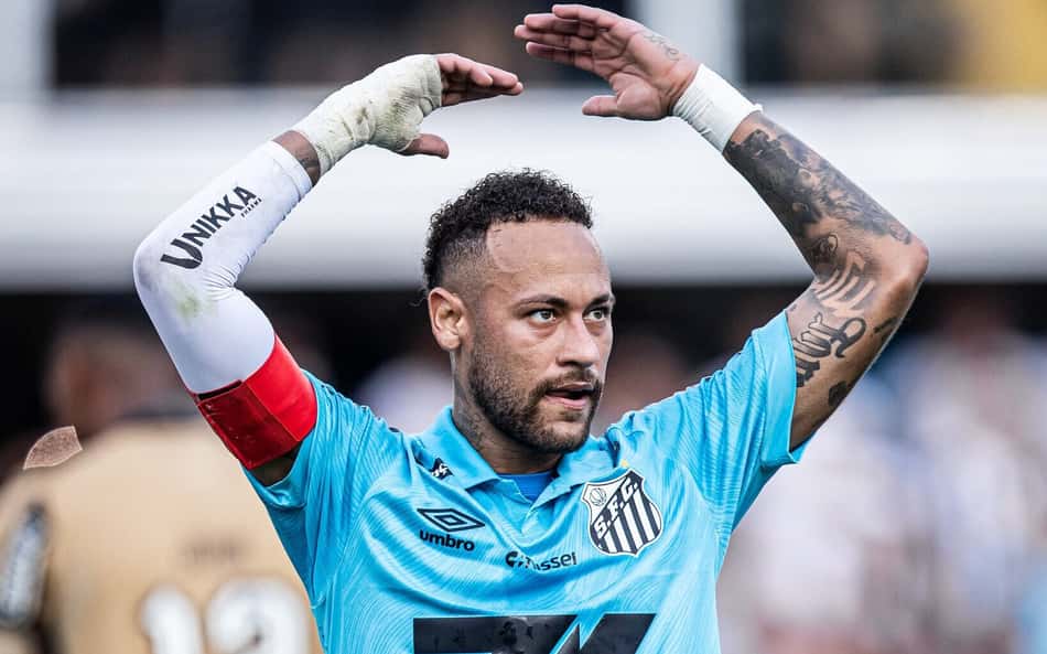 Torcedores mandam recado a Neymar antes de Flamengo x Santos: 'Leão'