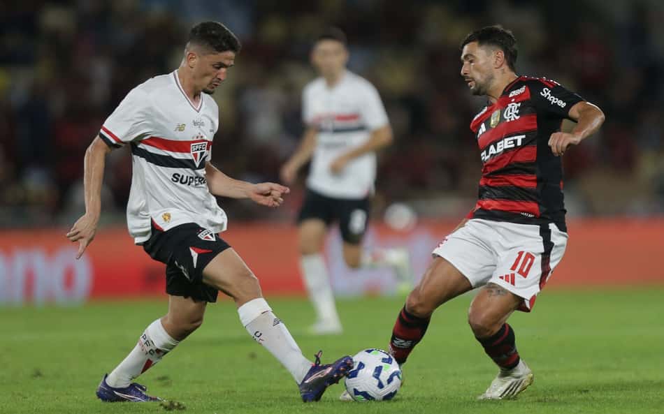 Flamengo x São Paulo no 1º turno do Brasileirão (Foto: Gilvan de Souza/Flamengo)