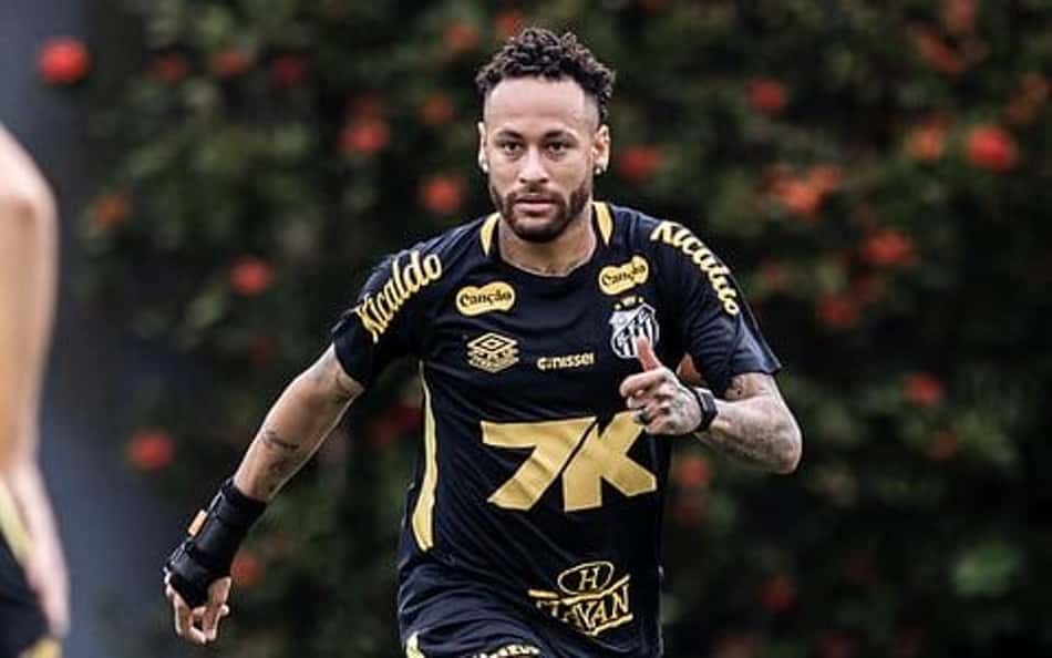 Neymar será desfalque para o duelo diante do Palmeiras, no Allianz Parque. (Foto: Raul Baretta/ Santos FC)