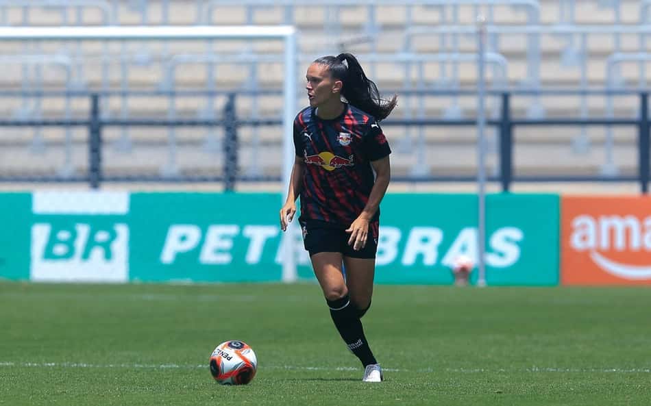 Ilana, lateral-esquerda do Red Bull Bragantino. (Foto: Fernando Roberto/Red Bull Bragantino)