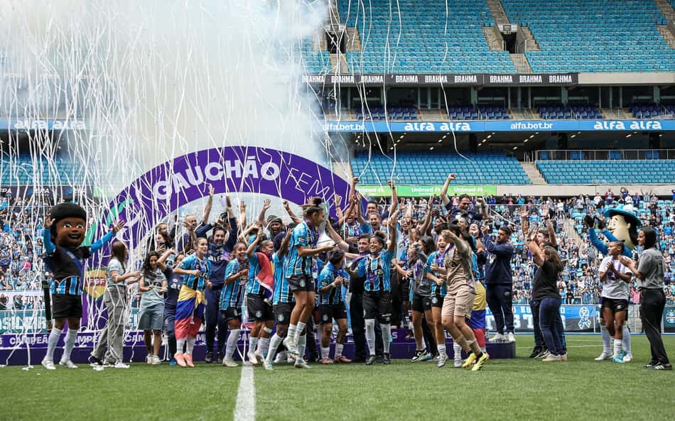 Grêmio x Juventude, na Arena do Grêmio, em Porto Alegre, na data de 23/11/2025, válida pelo Campeonato Gaúcho Feminino 2025. FOTO: ANGELO PIERETTI/GRÊMIO FBPA