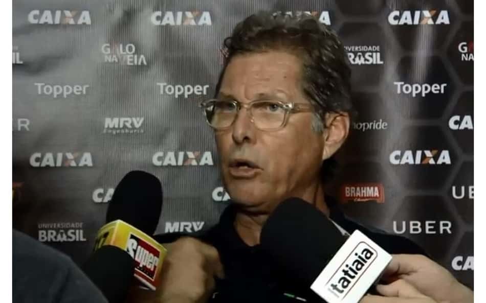 Ex-Vasco repudia declaracao polêmica de Oswaldo de Oliveira: 'Vexame'