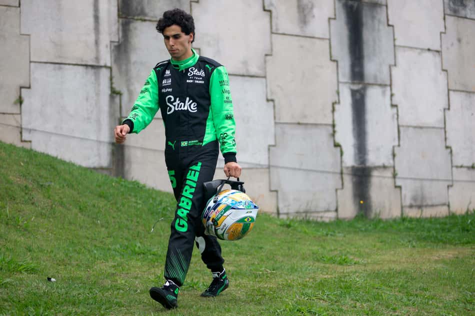 Bortoleto abandona GP do Brasil (Foto: Miguel Schincariol/ AFP)
