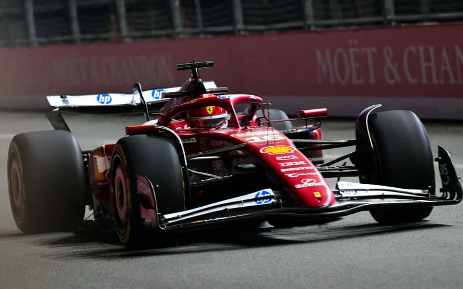Leclerc volta a liderar na F1; Bortoleto é 19º no TL1 de Las Vegas