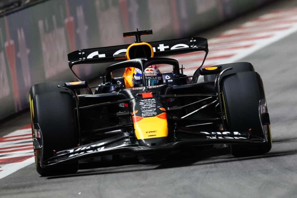 Max Verstappen venceu o GP de Las Vegas (Foto: Patrick T. Fallon / AFP)