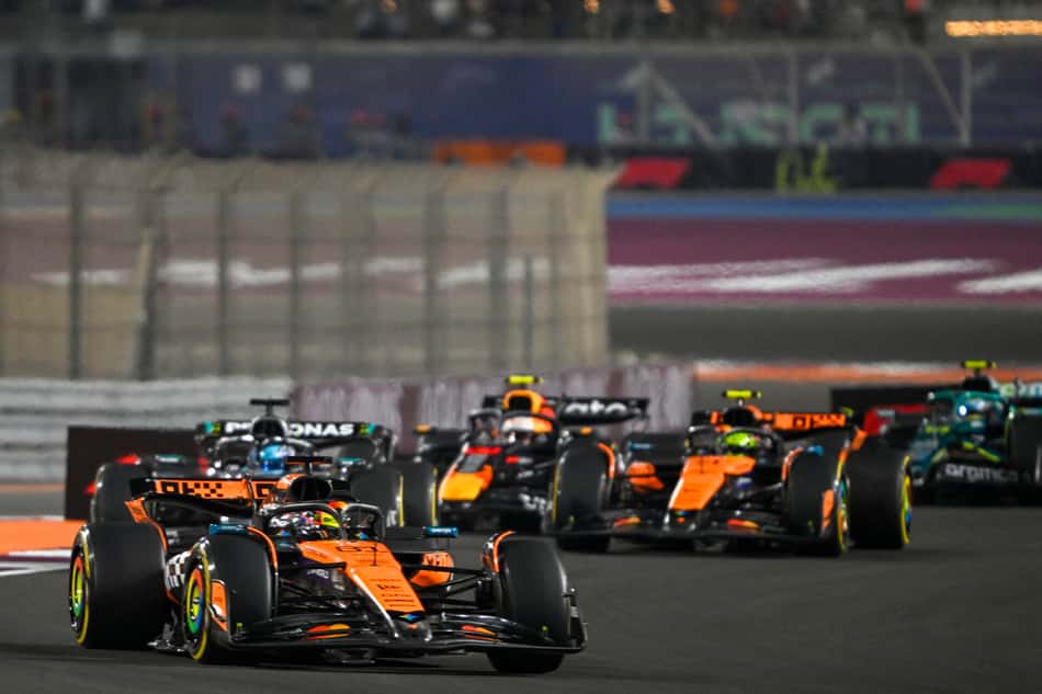 Oscar Piastri na sprint do GP do Catar de F1 (Foto: Mahmud Hams / AFP)