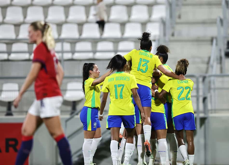 AO VIVO Brasil empata com a Noruega em amistoso da seleção feminina; siga