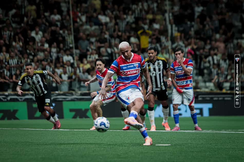 Partida entre Atlético-MG e Fortaleza, pelo Brasileirão (Foto: Mateus Lotif/Fortaleza EC)