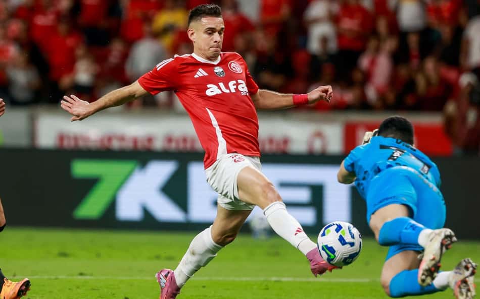 Chances perdidas em Internacional x Santos chamam atenção: 'Incrível'