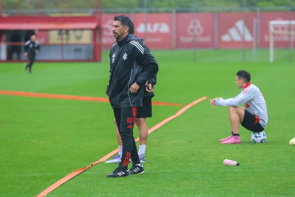 Emiliano Díaz, auxiliar técnica do Internacional