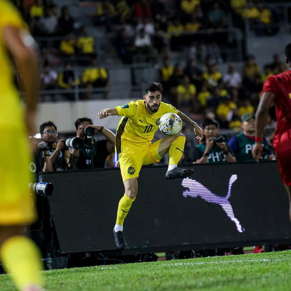 Endrick dos Santos em ação na Malásia (Foto: Reprodução)