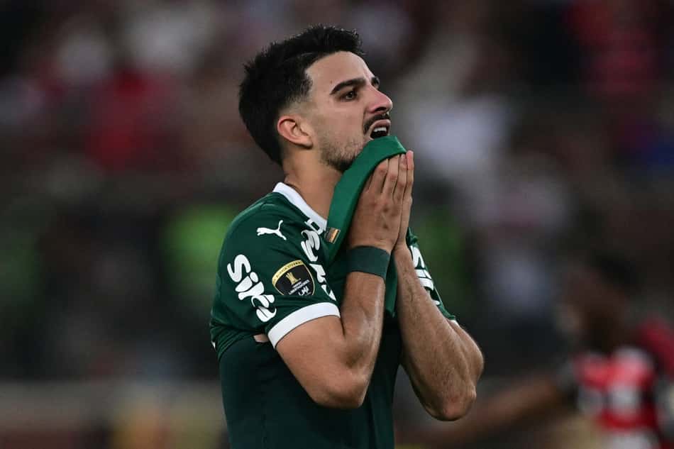 Flaco López lamenta final da Libertadores (Palmeiras 0 x 1 Flamengo)