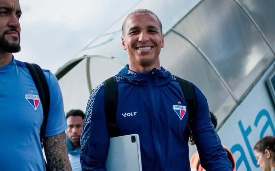 O Fortaleza já desembarcou para enfrentar o RB Bragantino (Foto: Mateus Lotif/Fortaleza EC)