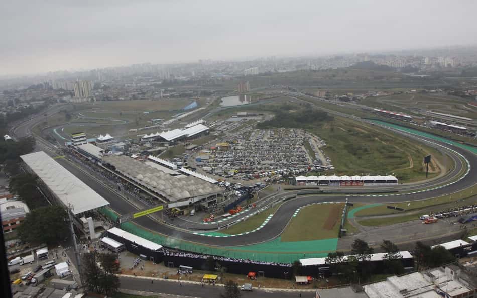Autódromo de Interlagos visto do alto (Foto: Acervo Lance!)