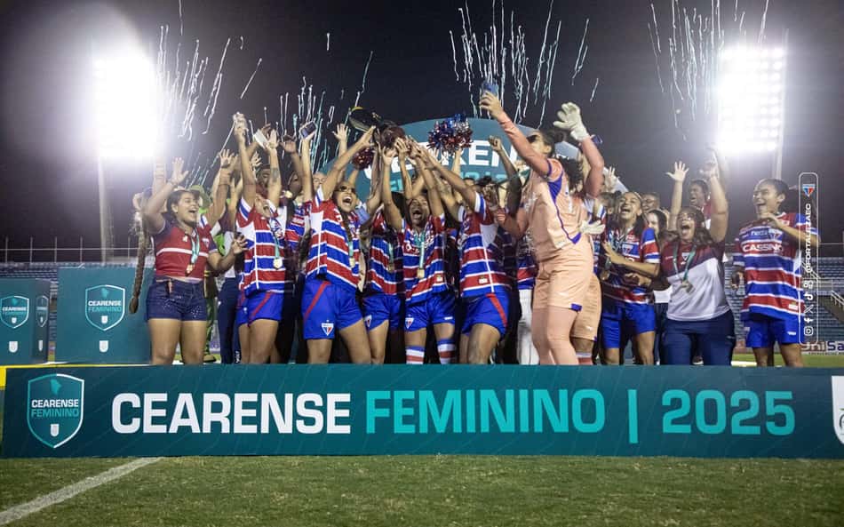 Fortaleza é campeão do Cearense Feminino 2025. (Foto: João Moura/ FEC)