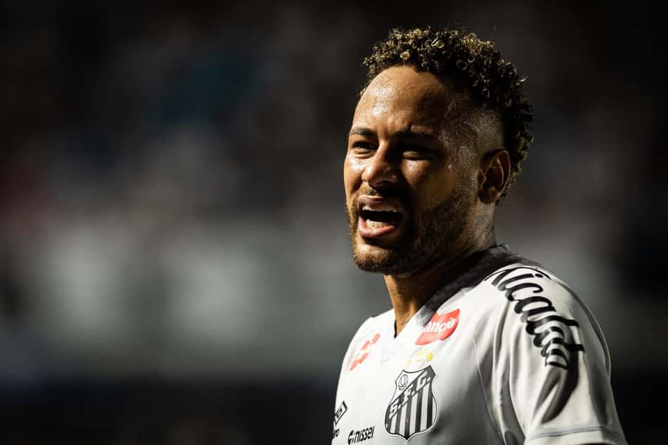 Neymar em Santos x Palmeiras