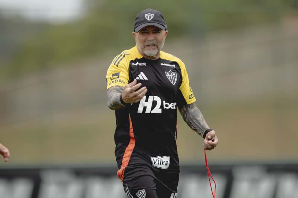 Opções de Sampaoli contra o Fortaleza (Foto: Pedro Souza / Atlético)
