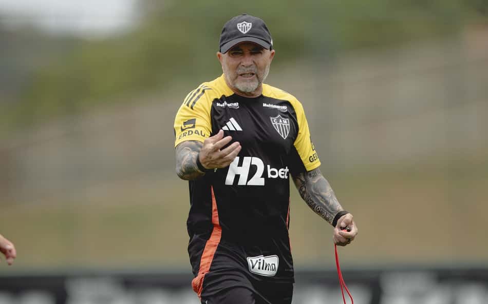 As opções de Sampaoli para escalar o Atlético-MG contra o Fortaleza