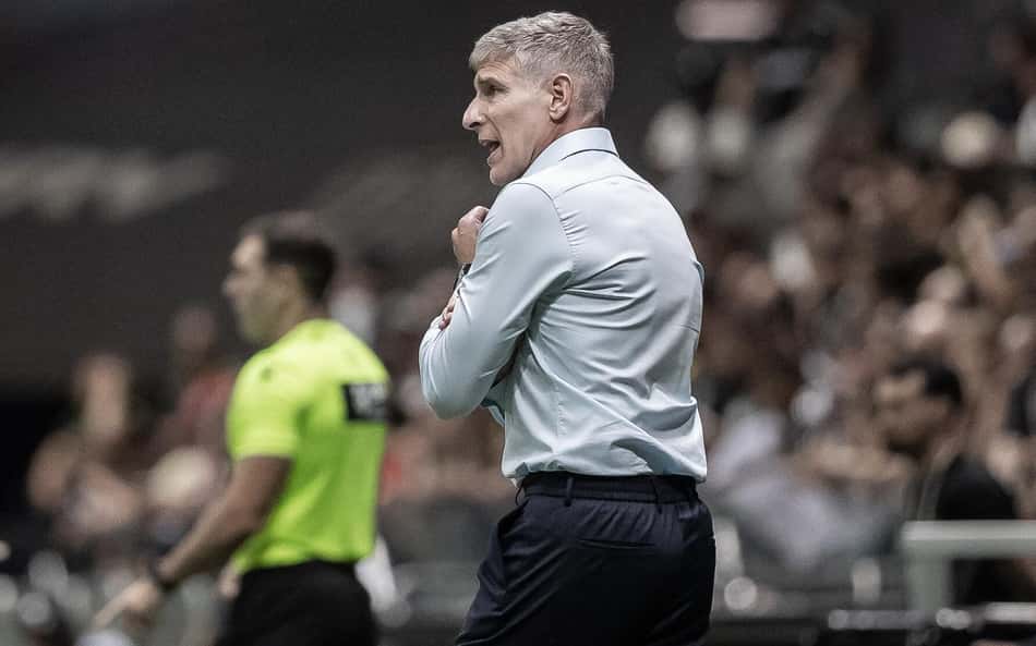 Palermo na partida entre Atlético-MG e Fortaleza, pelo Brasileirão (Foto: Luciano Brew/Agência Enquadrar/Gazeta Press)