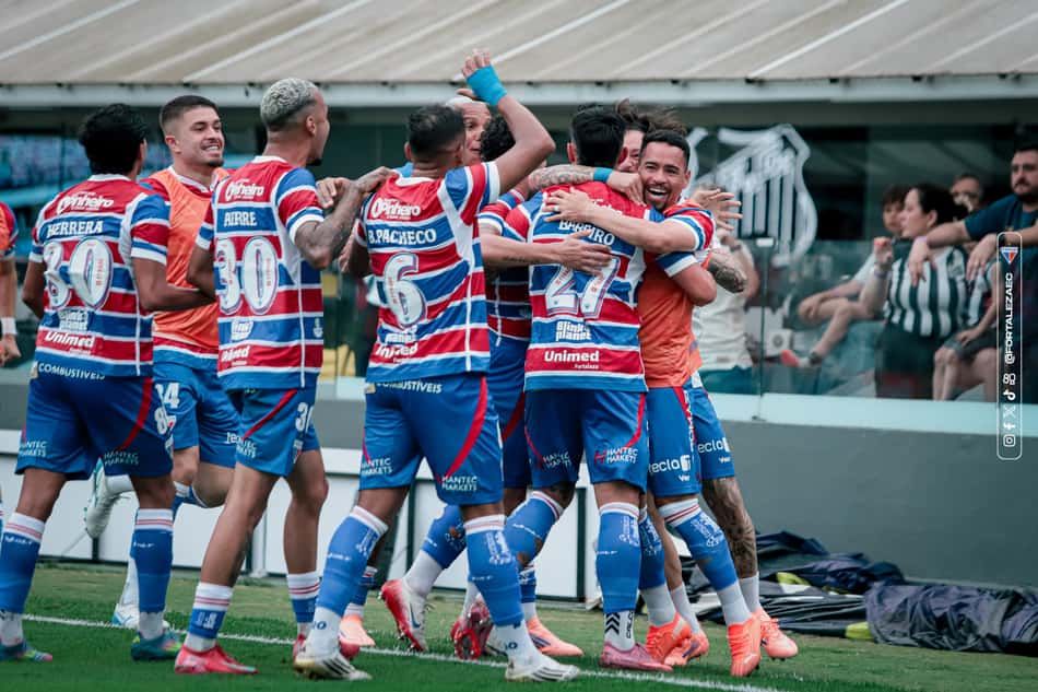 Partida entre Santos e Fortaleza, pelo Brasileirão (Foto: Mateus Lotif/Fortaleza EC)