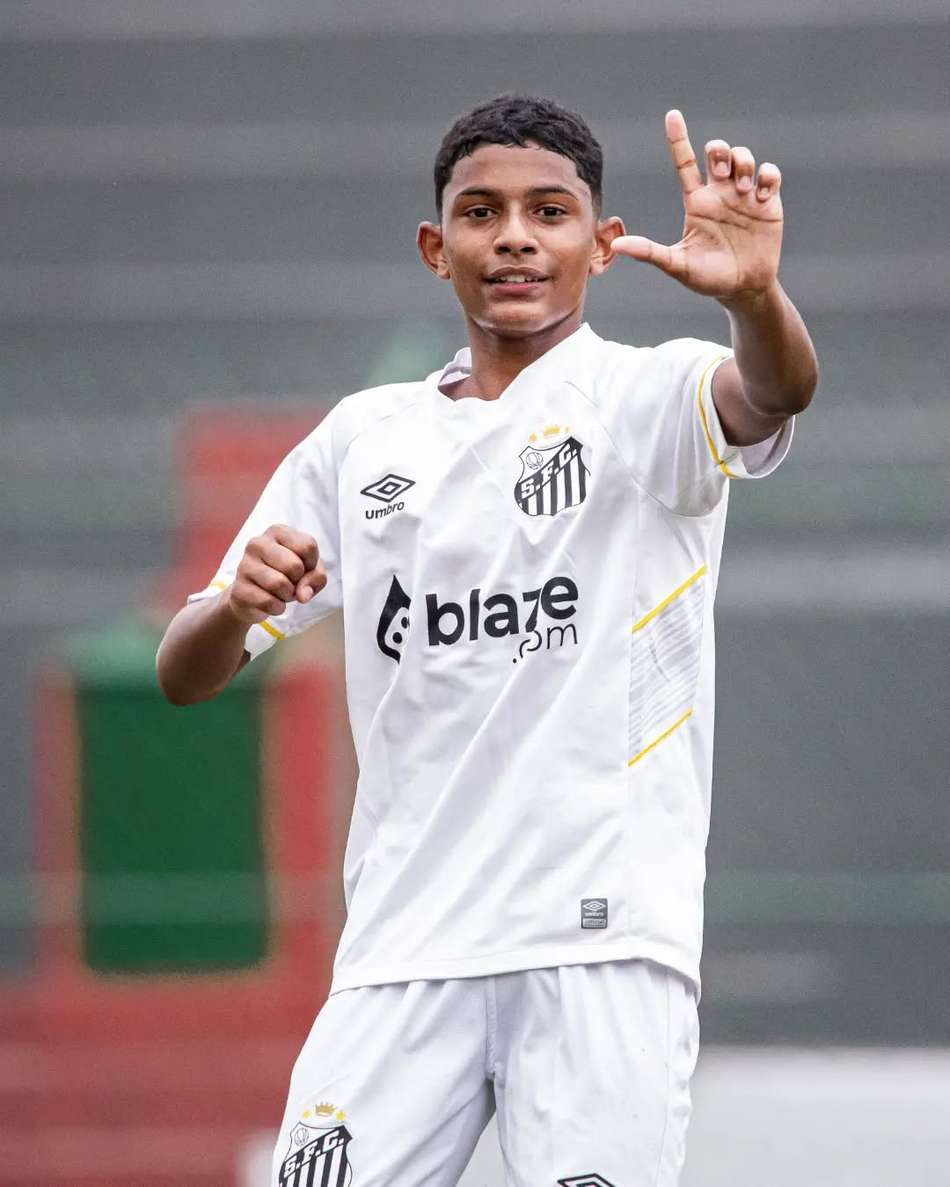 Miguel Messias, novo contratado para a base do Bahia, já passou pelo Santos (Foto: redes sociais)