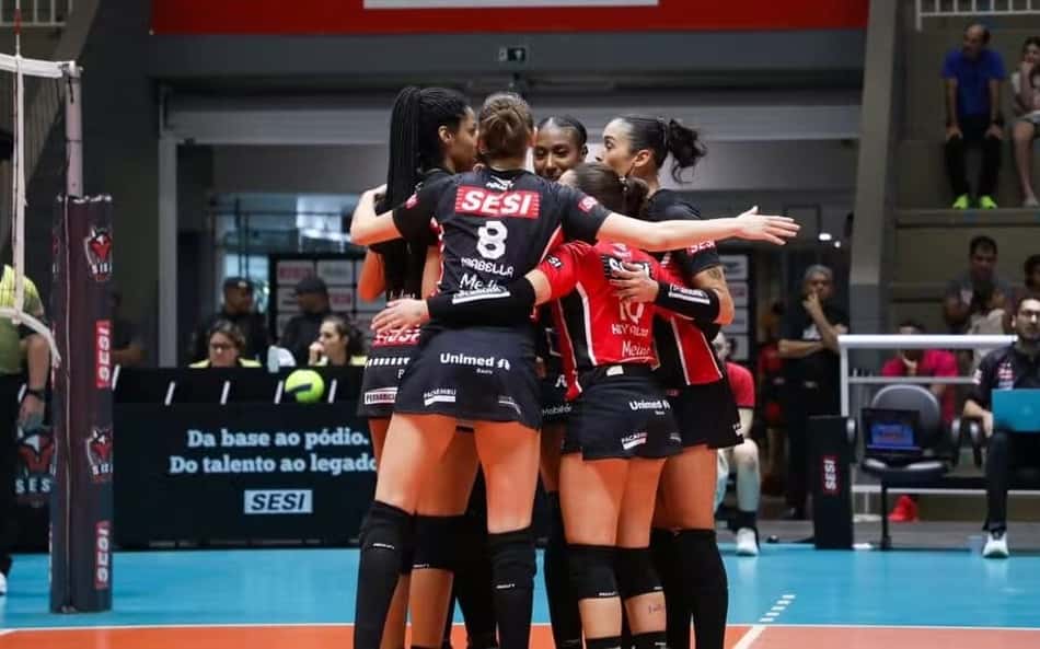 Sesi-Bauru venceu o Barueri no jogo 1 da final (Foto: Felipe Wiira/Sesi-SP)