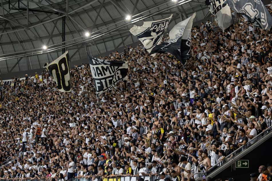 Torcida do Atlético em partida na Arena MRV (Foto: Pedro Souza / Atlético)