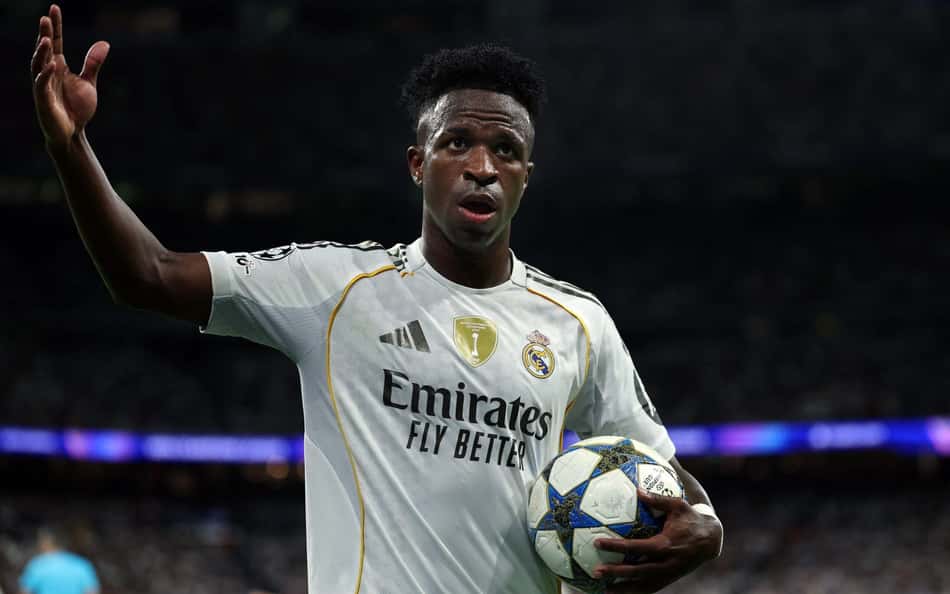 Vini Jr tem negociação por novo contrato parada, e Real Madrid se vê em sinuca de bico