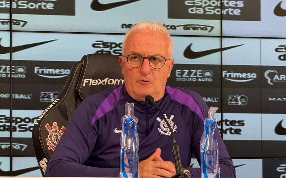 Entrevista coletiva Dorival Jr. Neo Química Arena treinador Corinthians