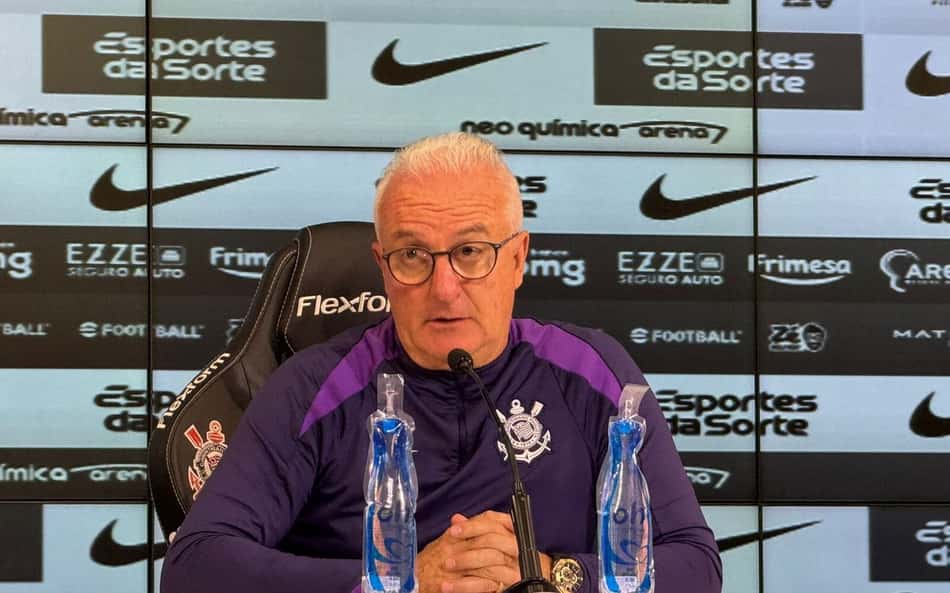Entrevista coletiva Dorival Jr. Neo Química Arena treinador Corinthians