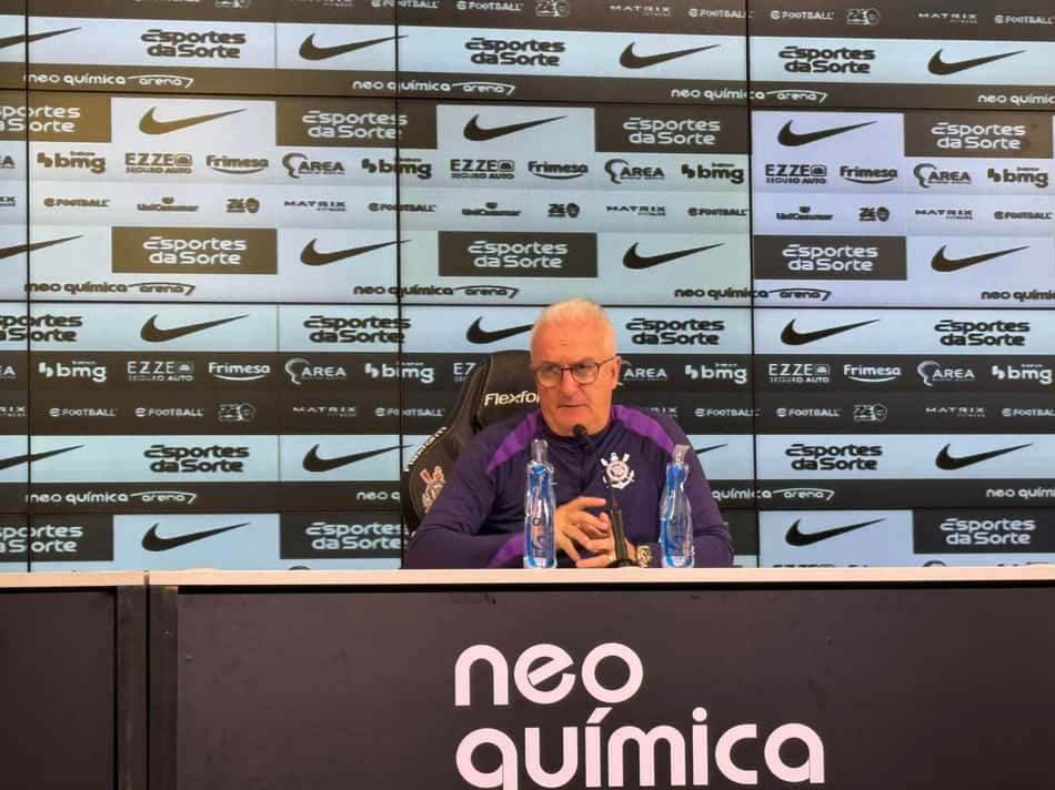 Entrevista coletiva Dorival Jr. Neo Química Arena treinador Corinthians