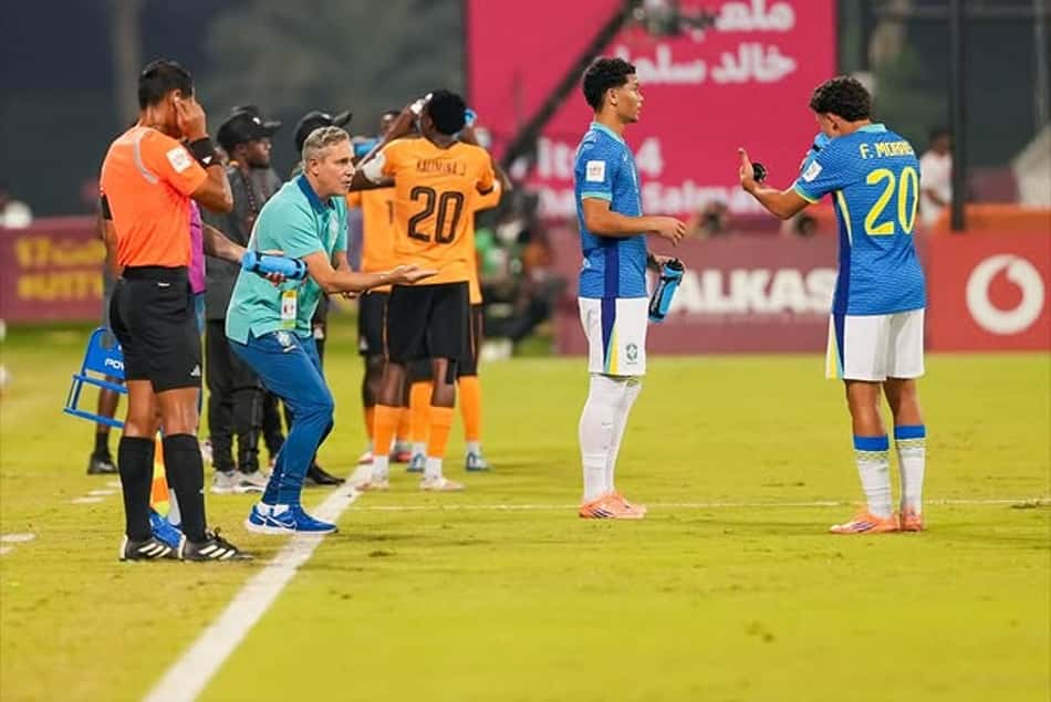 Brasil terminou a primeira fase com seis pontos (Foto: Nelson Termé/ CBF)
