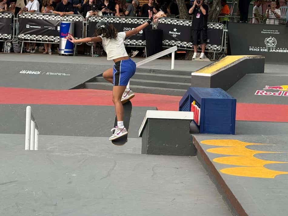 Rayssa Leal na semifinal do STU Pro Tour do Rio de Janeiro (Foto: Kauhan Fiaux / Lance!)
