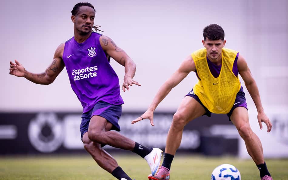 Corinthians: Dorival intensifica treinos de finalização no CT Joaquim Grava