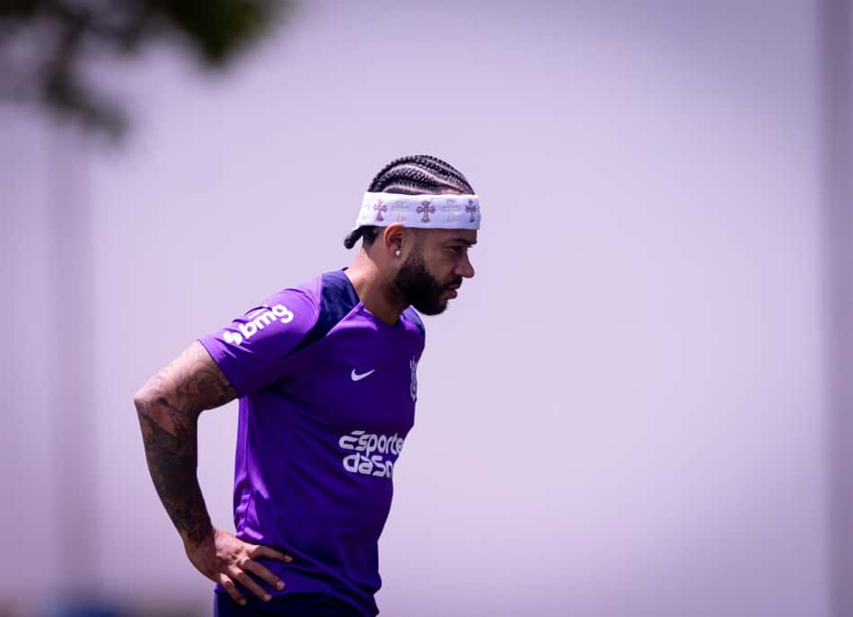 Memphis pode ser novidade no clássico contra o Corinthians )(Foto: Rodrigo Coca/Agência Corinthians)