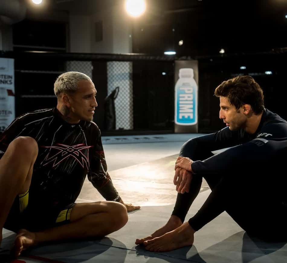 Allan Puro Osso e Charles do Bronx em semana da luta no UFC (Foto: Reprodução/Instagram: @allanpuroosso)
