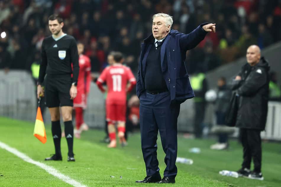 Carlo Ancelotti, durante Brasil x Tunísia