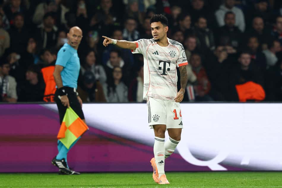 Pela Champions League, o Bayern de Munique venceu o PSG por 2 a 0 (Foto: FRANCK FIFE / AFP)