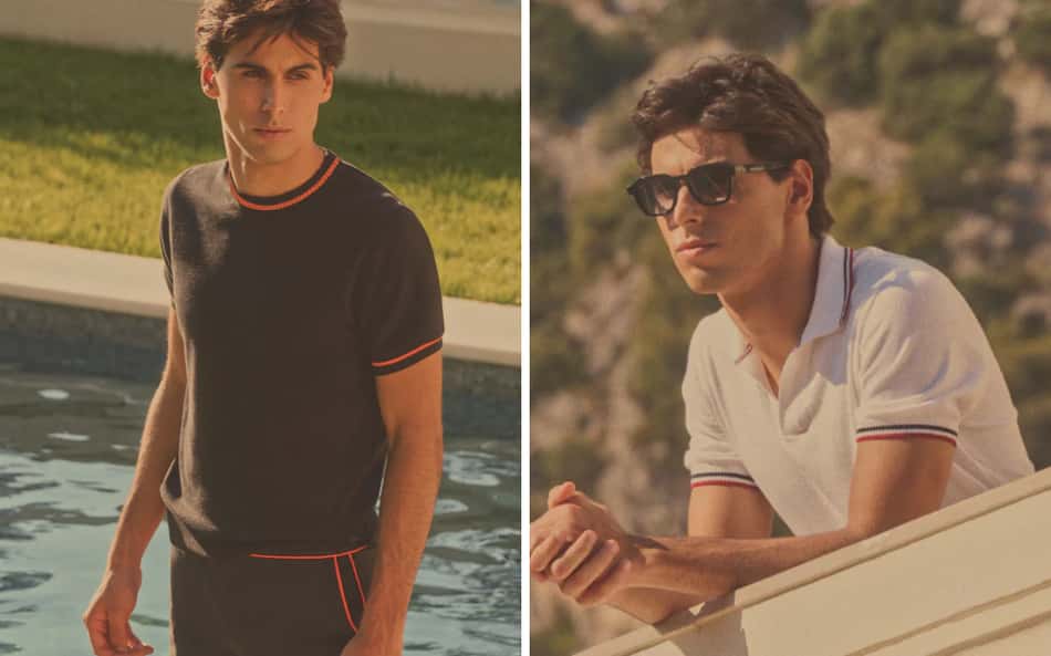 Modelo? Gabriel Bortoleto lança coleção de roupas de luxo