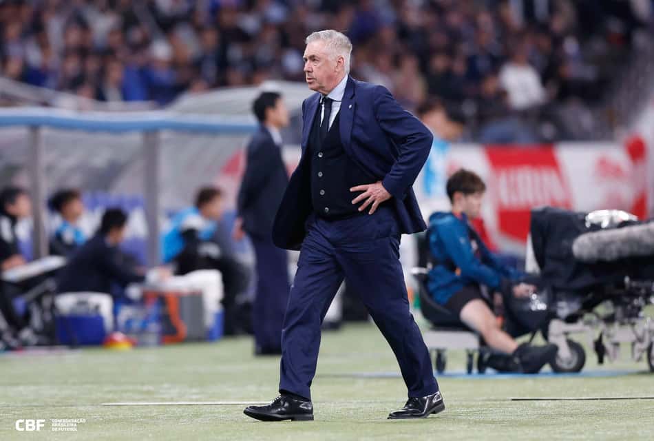 Carlo Ancelotti, técnico da Seleção Brasileira