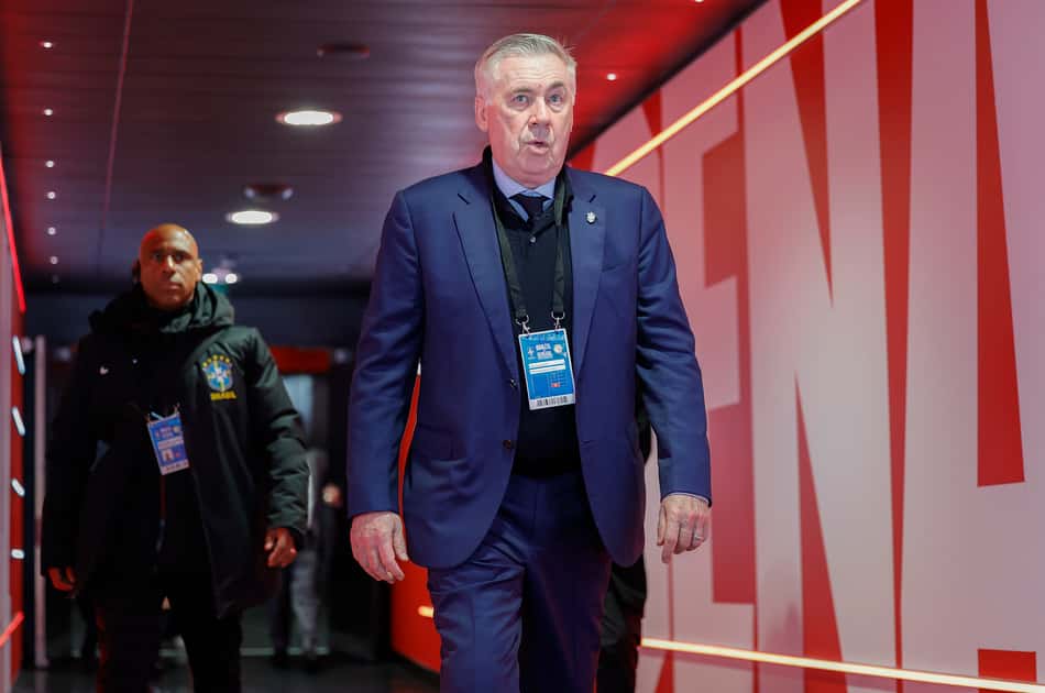 Carlo Ancelotti, técnico da Seleção Brasileira