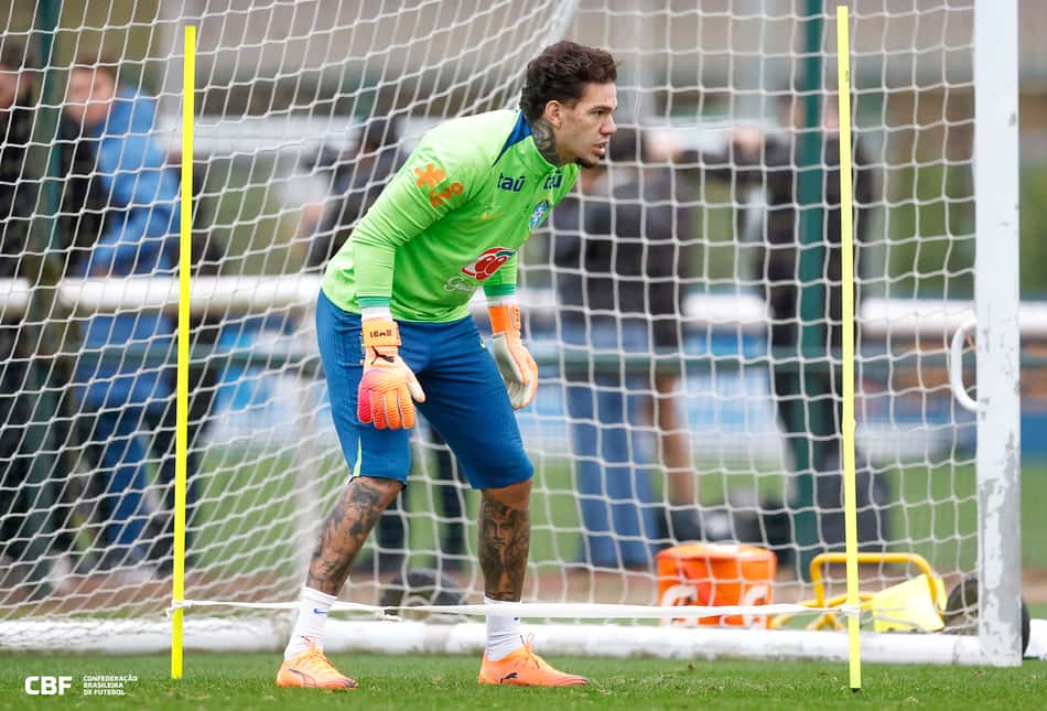 Ederson, goleiro da Seleção Brasileira