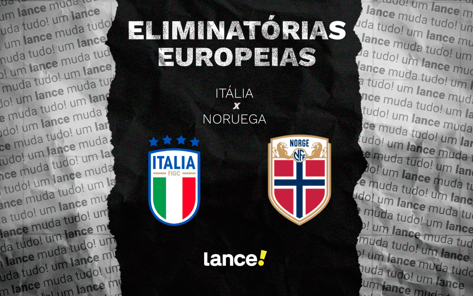 Itália x Noruega: onde assistir ao vivo e prováveis escalações ao jogo pelas Eliminatórias Europeias