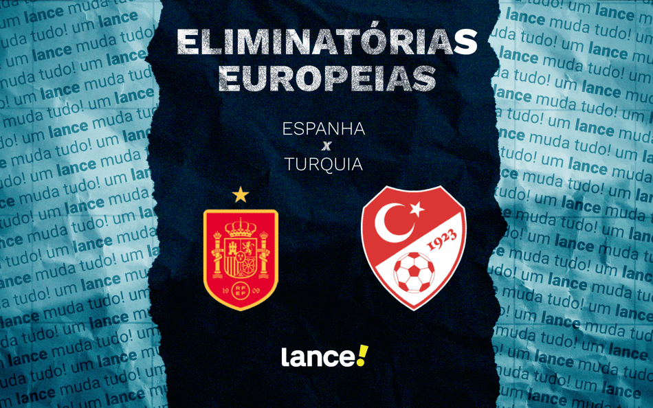 Espanha x Turquia: onde assistir pelas Eliminatórias Europeias (Foto: Arte/Lance!)