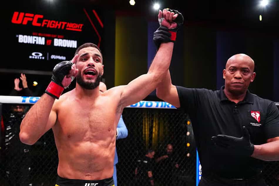 Gabriel Bonfim venceu Randy Brown no UFC Vegas 111 (Foto: Jeff Bottari/Zuffa LLC)