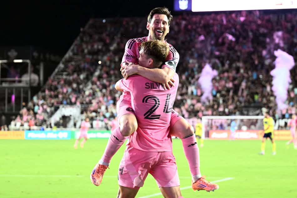 Messi comemora gol diante do Nashville (Foto: Chandan Khanna/ AFP)
