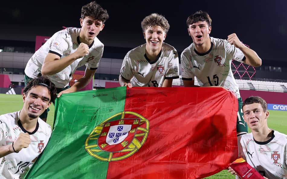 Jogadores da seleção sub-17 de Portugal (Foto: Divulgação/ FC Porto)